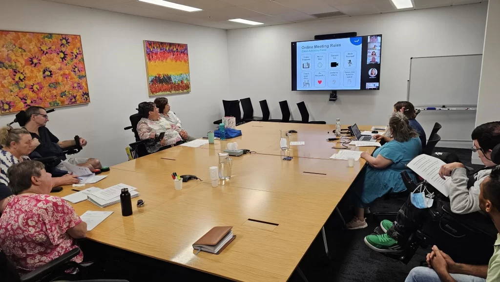 Group of people in the CAP meeting