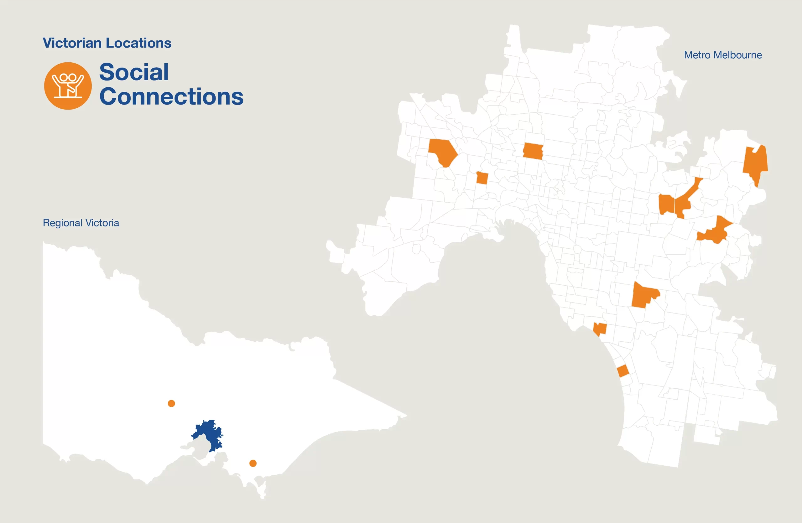 Victoria Social Connections Services Map